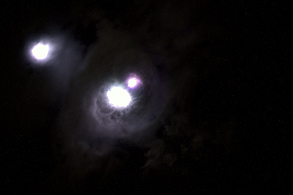 Lightning seen from Space Station