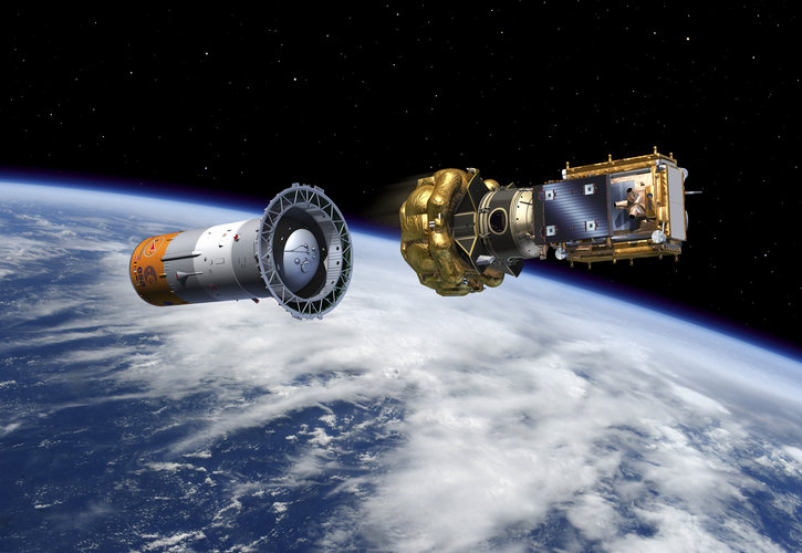 Artist’s impression of the Fregat separation