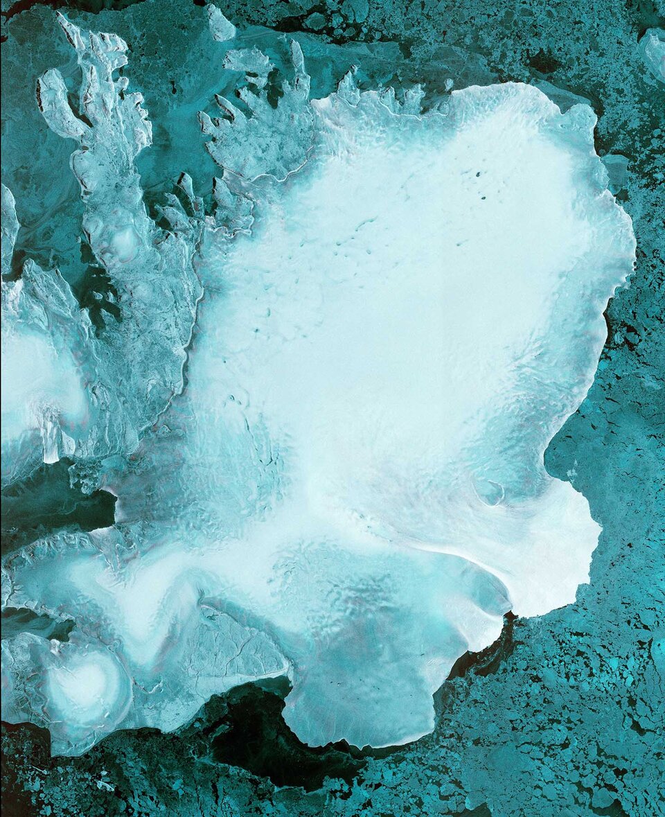 Eiskappe des Austfonna-Gletschers