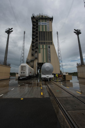 Preparing for the liquid fuel transfer to Soyuz VS14