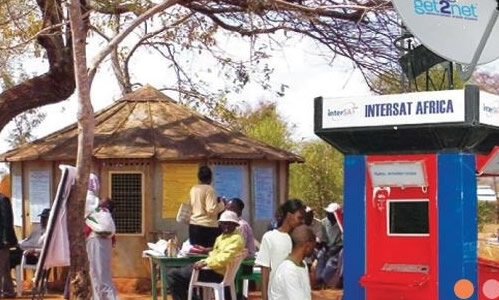 Rural internet kiosk