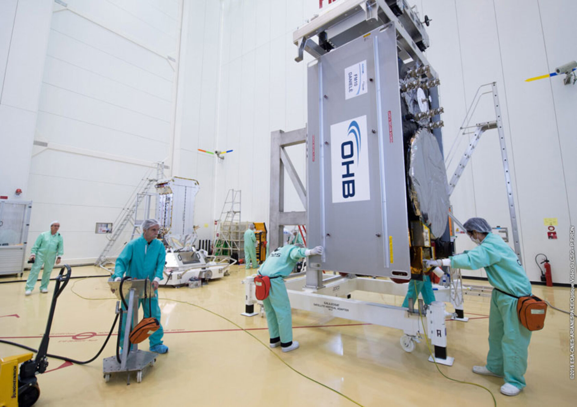 13th Galileo satellite moved to dispenser