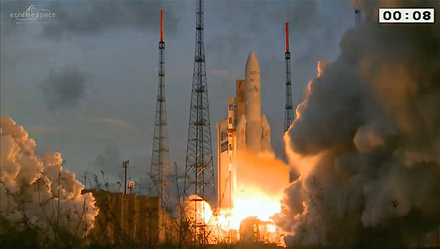 Ariane 5 liftoff