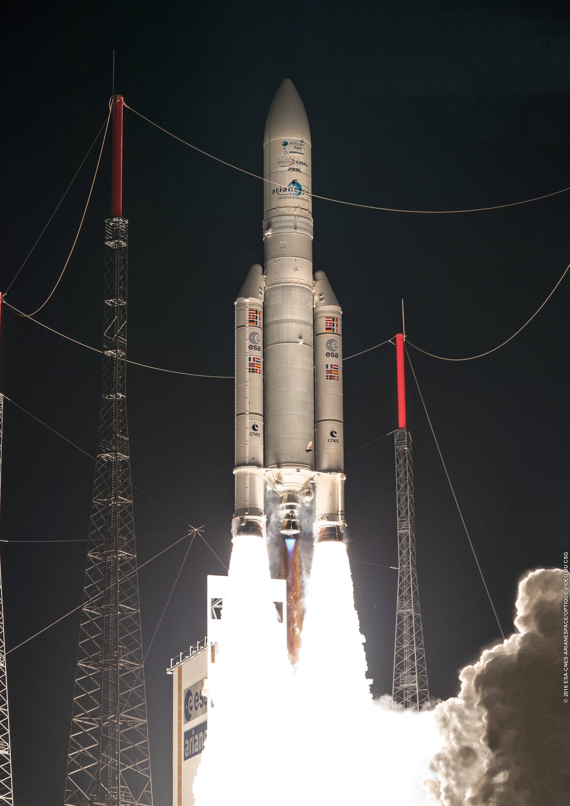 Ariane 5 liftoff