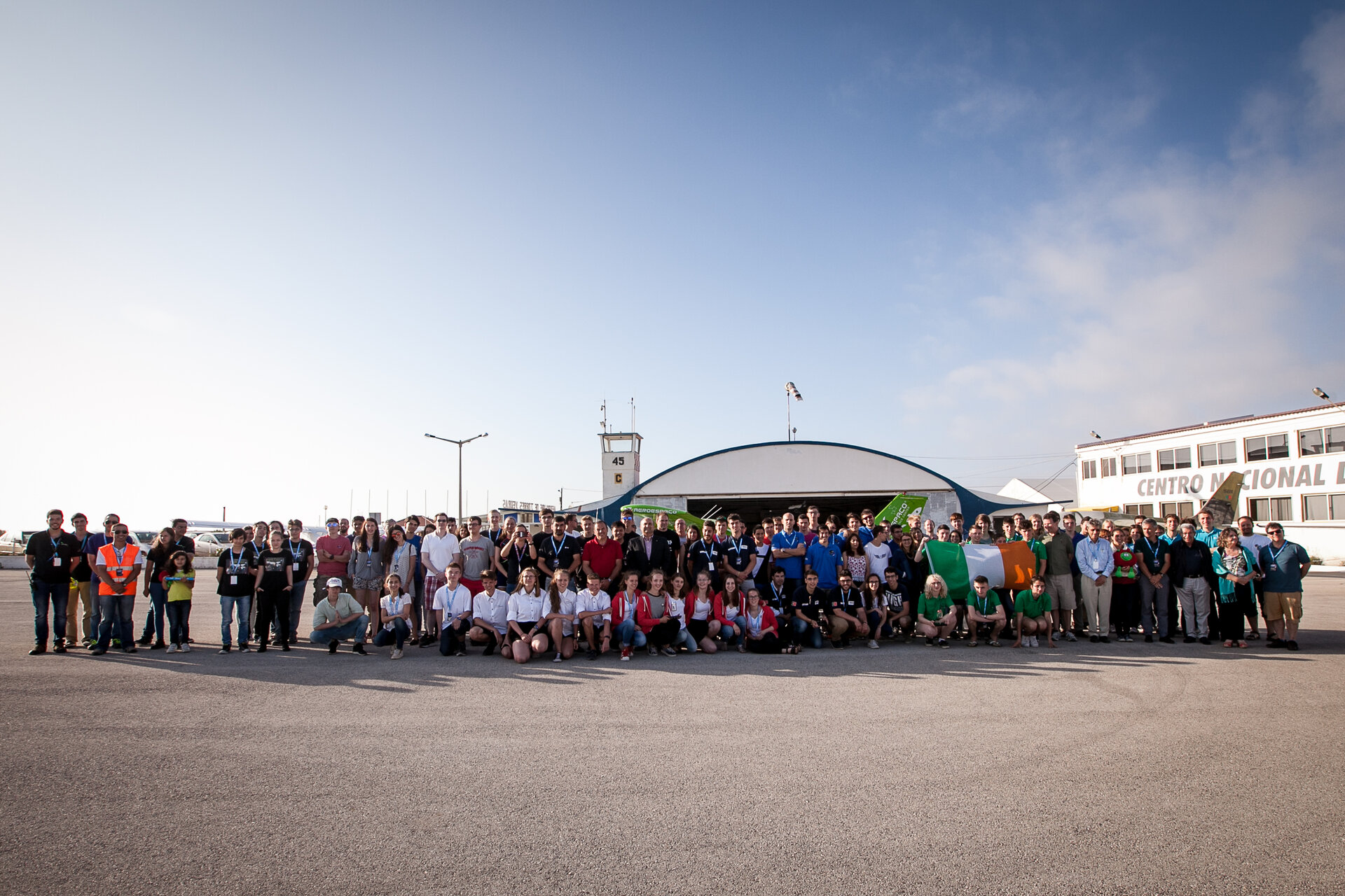 Participants in the 2016 European CanSat competition