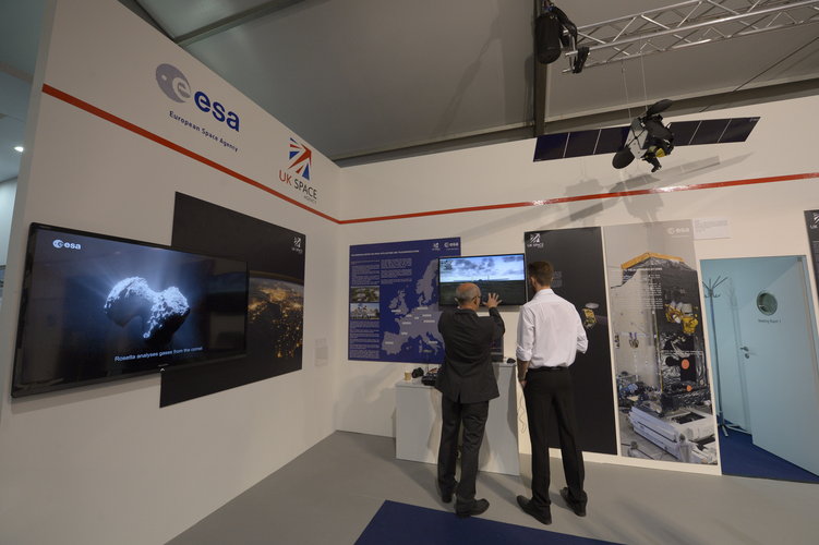 ESA pavilion Farnborough Airshow 2016