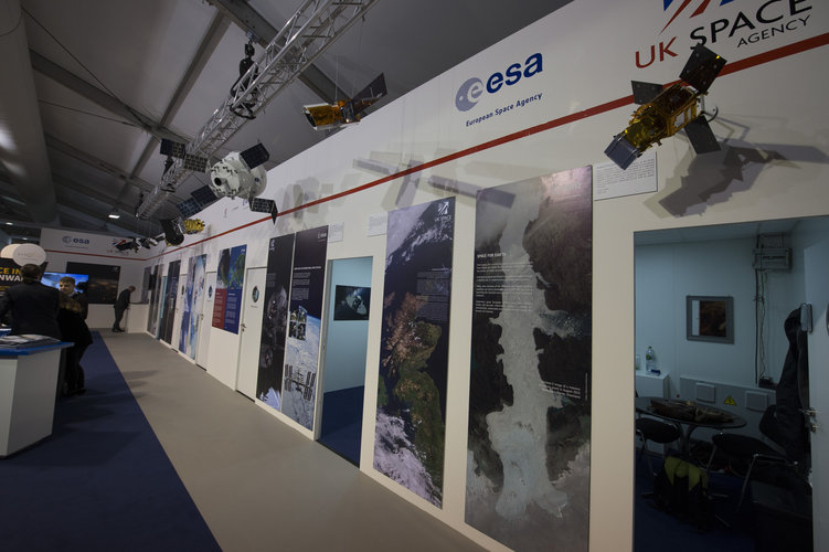 ESA pavilion Farnborough 2016