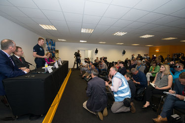 ESA/UK Space Agency Press conference with ESA astronaut Tim Peake