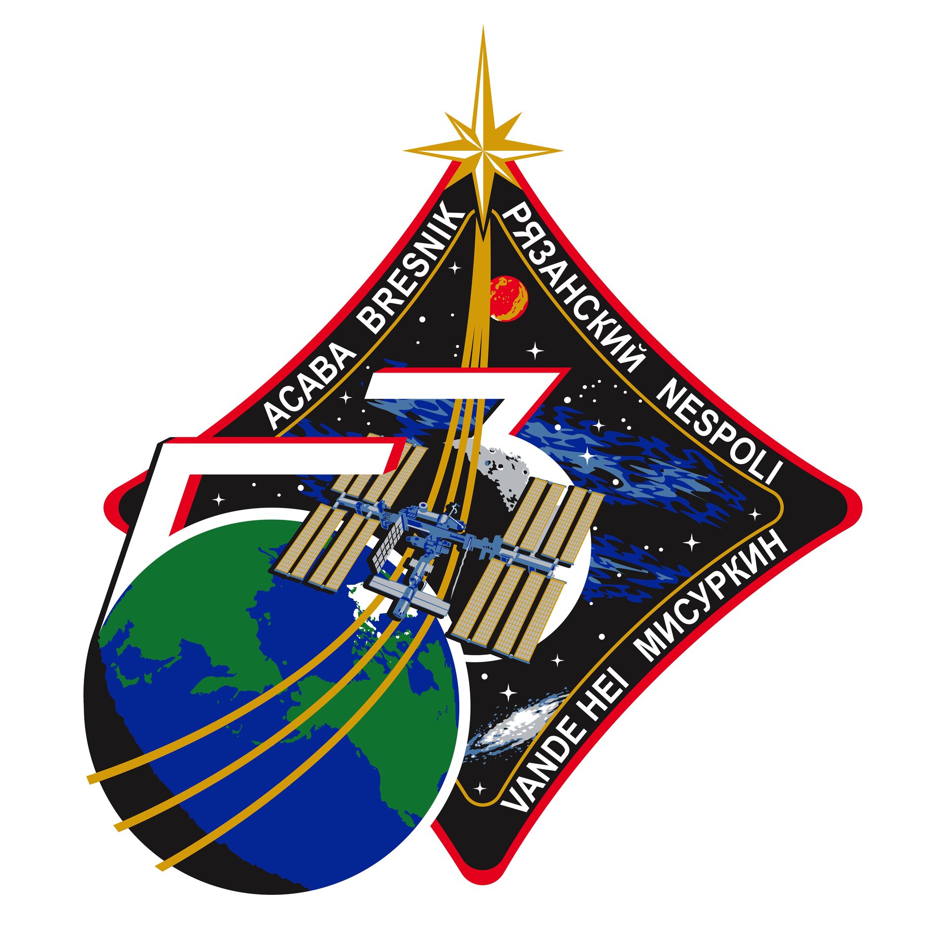 ISS Expedition 53 patch, 2017