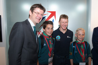 Tim Peake, Greg Clark at Futures Day