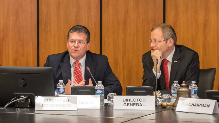 Maroš Šefčovič delivered an address to the ESA Council