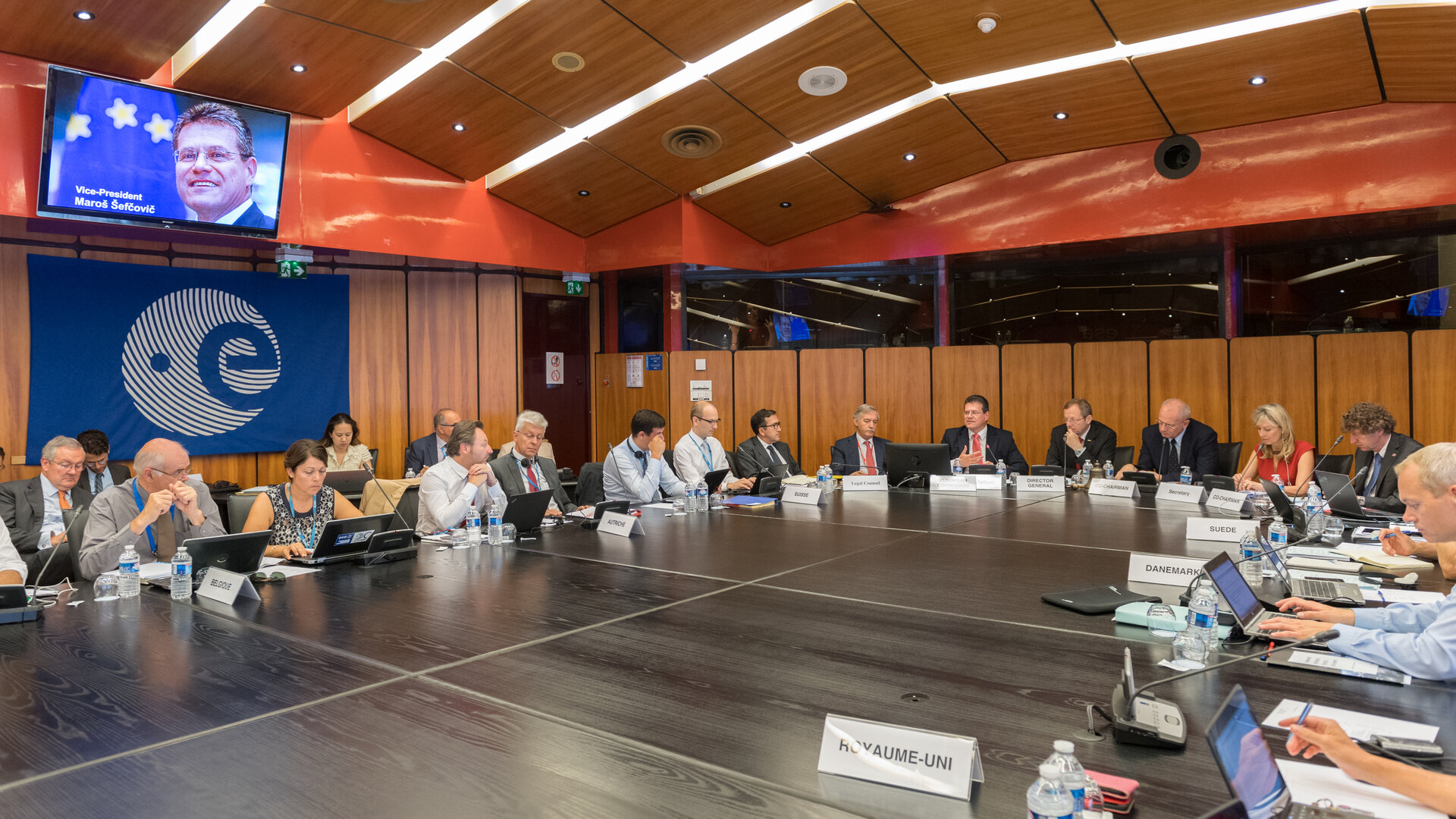 Maroš Šefčovič delivered an address to the ESA Council