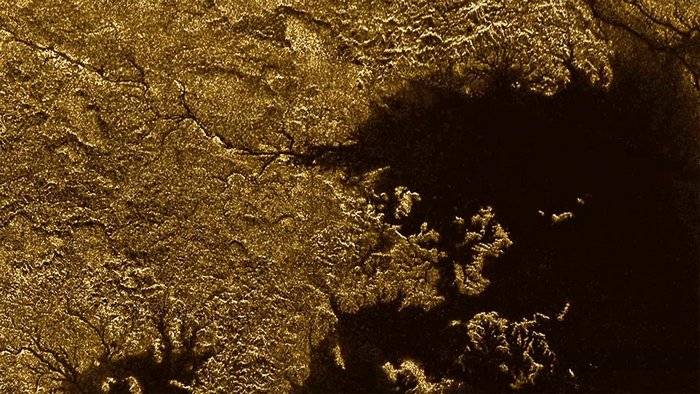 Methane-flooded canyons on Titan