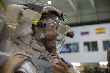 Thomas during training at JSC 