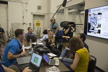 Thomas Pesquet during training at JSC 