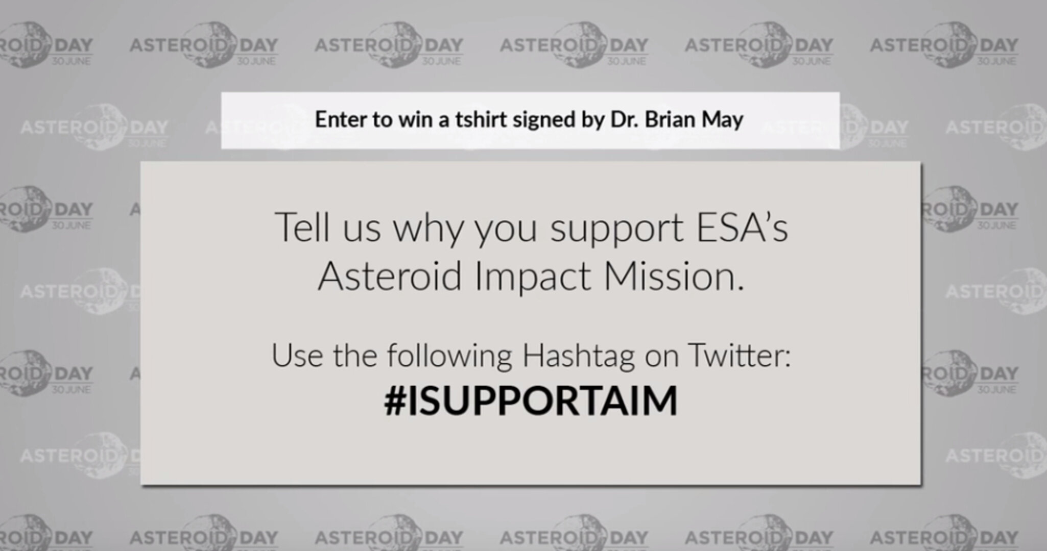 Tell us why you support AIM, using #IsupportAIM