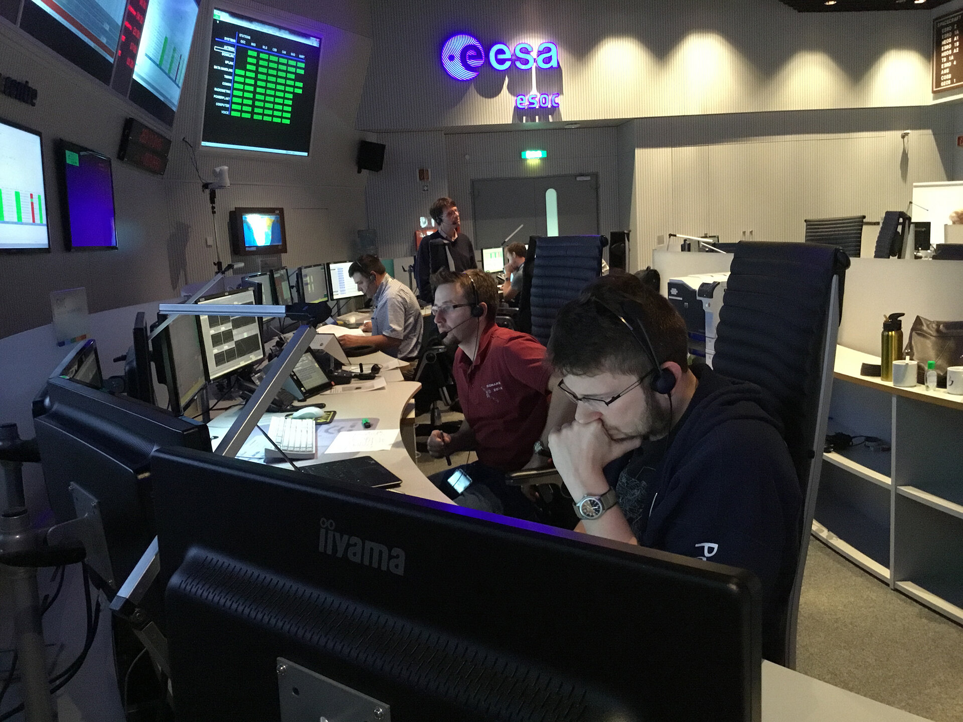 The ExoMars mission control team