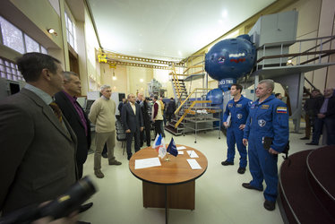 Thomas and Oleg during training at GCTC