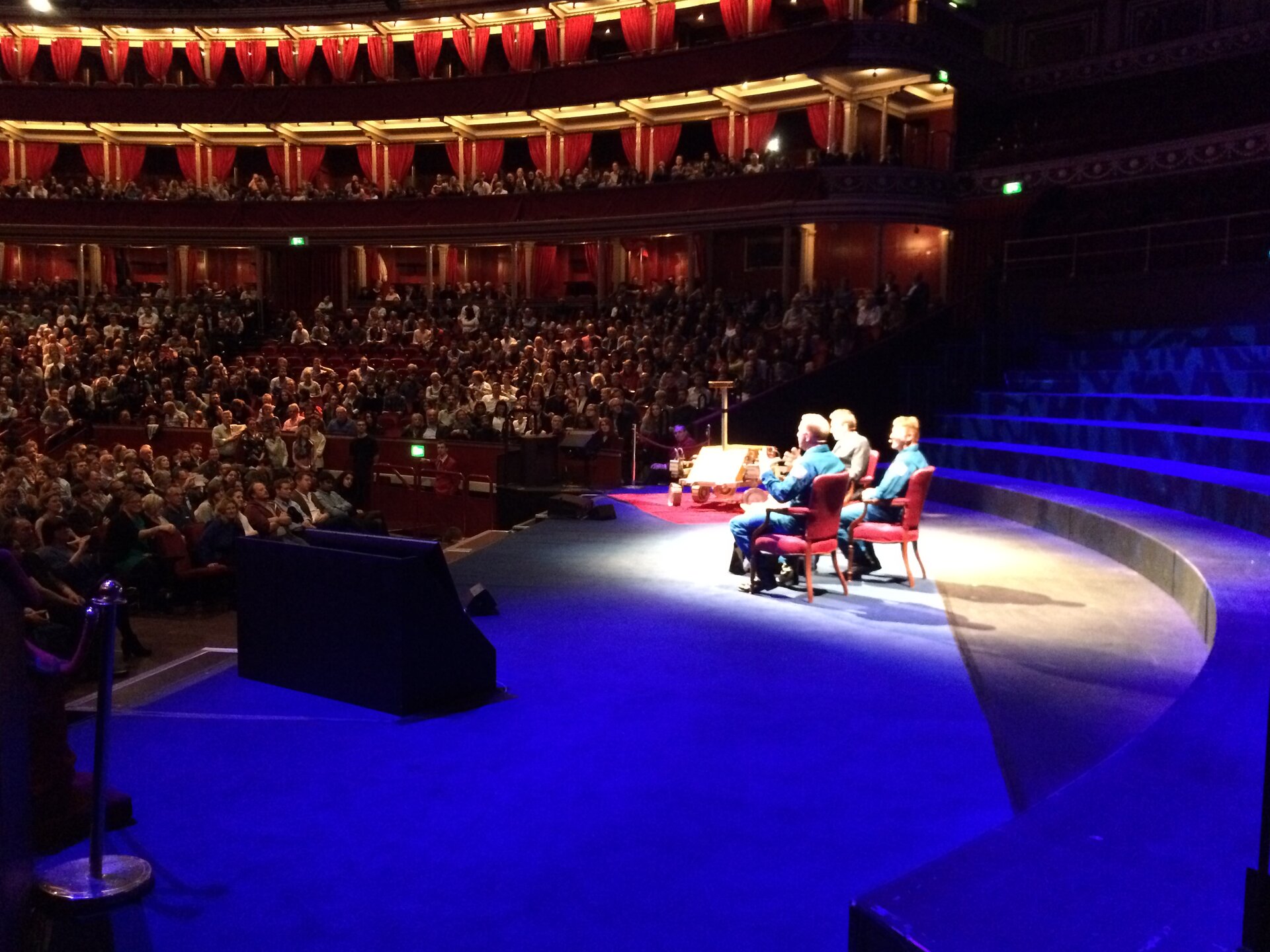 Tim Peake and Tim Kopra in London