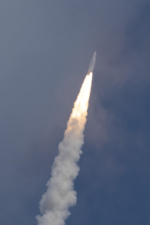 Ariane 5 liftoff on flight VA233