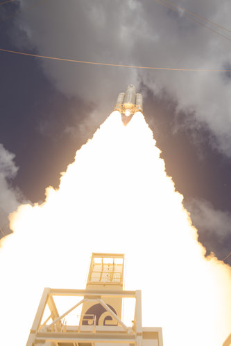 Ariane 5 liftoff on flight VA233