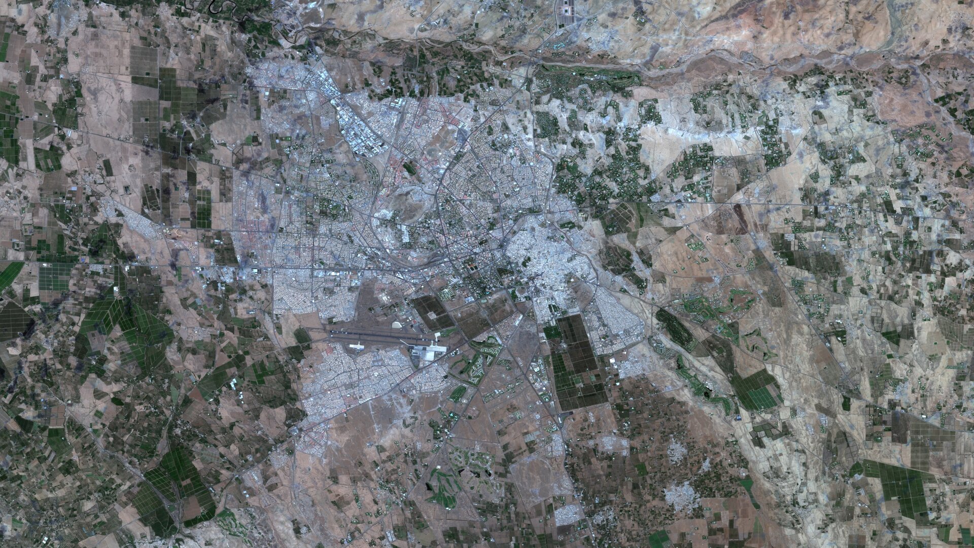 Marrakesh from space