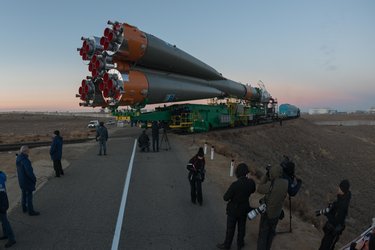 Soyuz roll out