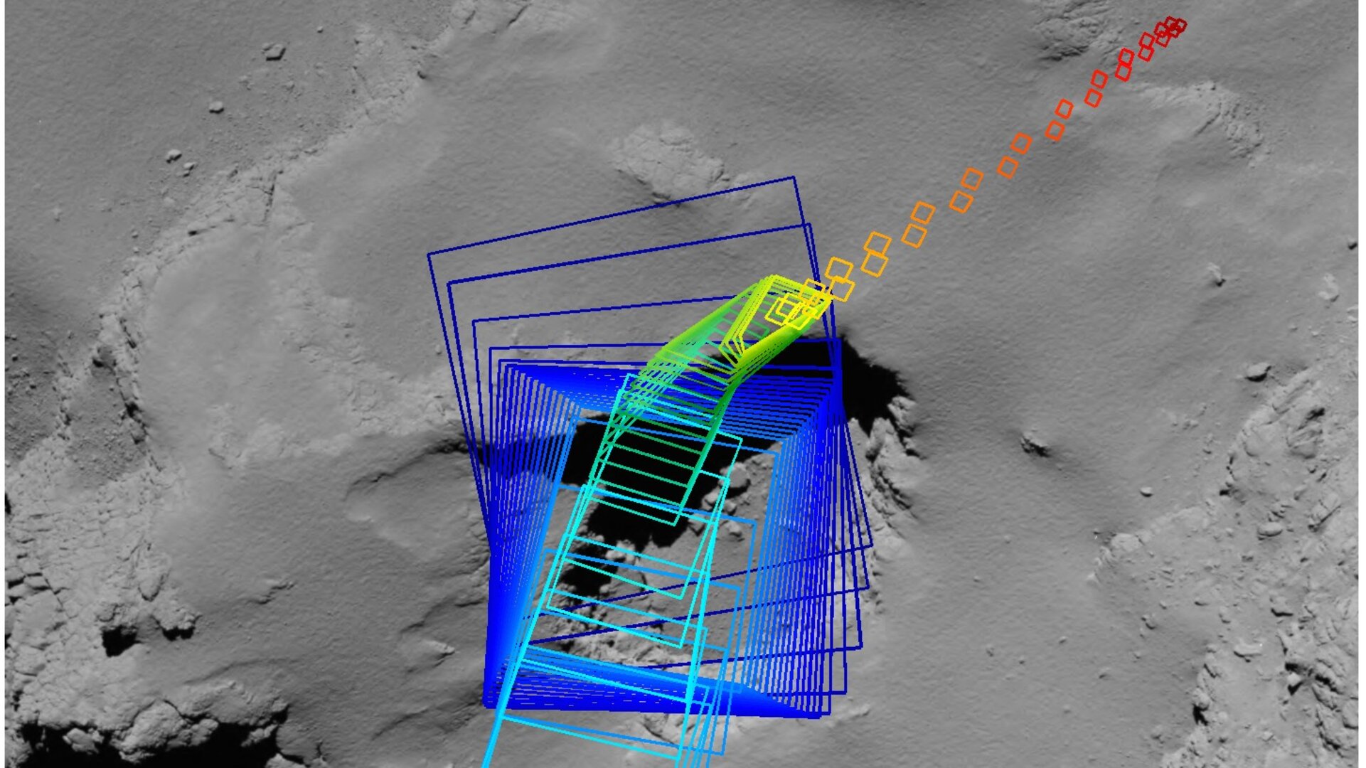 Rosetta’s final imaging sequence