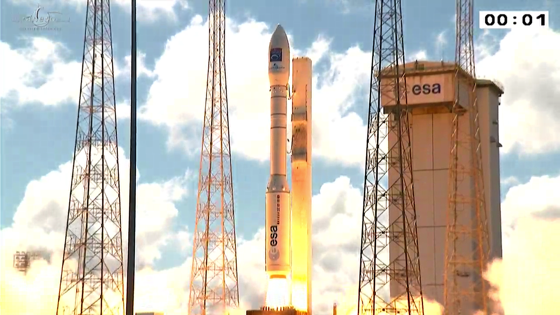 Vega lifts off