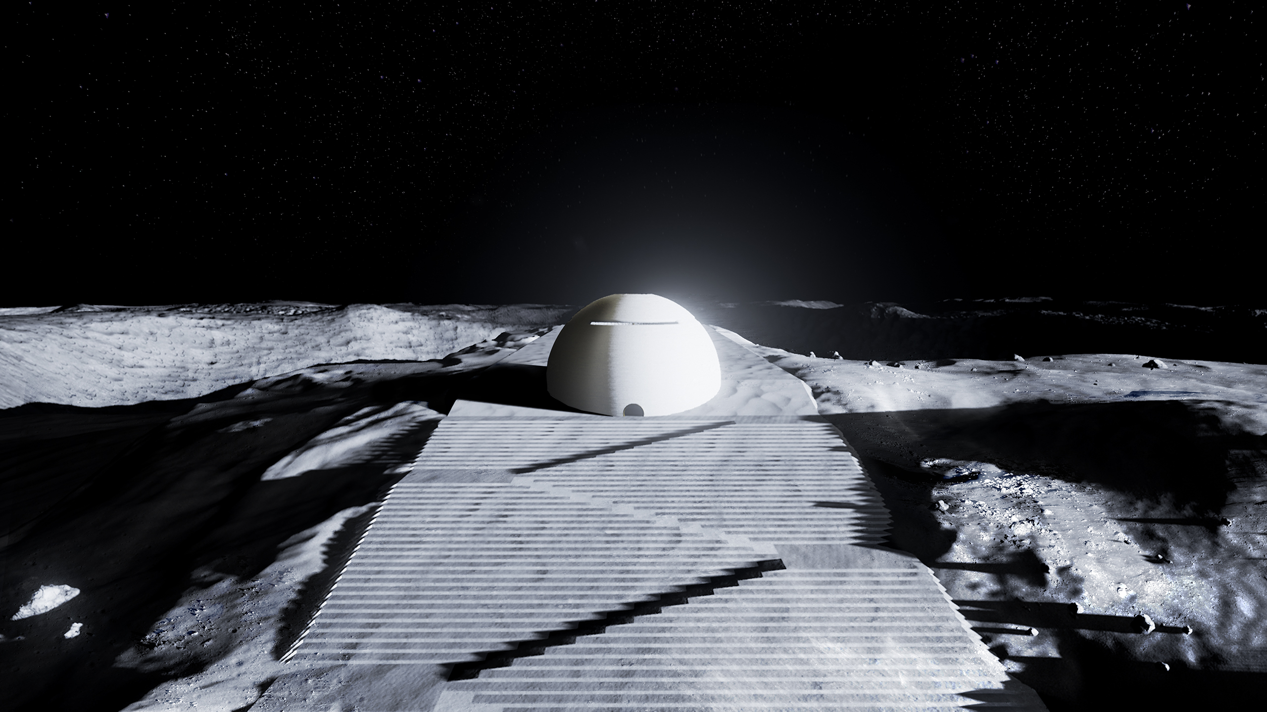 Как выглядит дом на луне