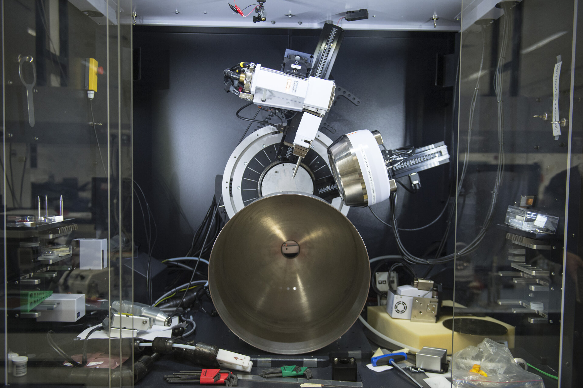 X-ray test of friction-stir welded tank