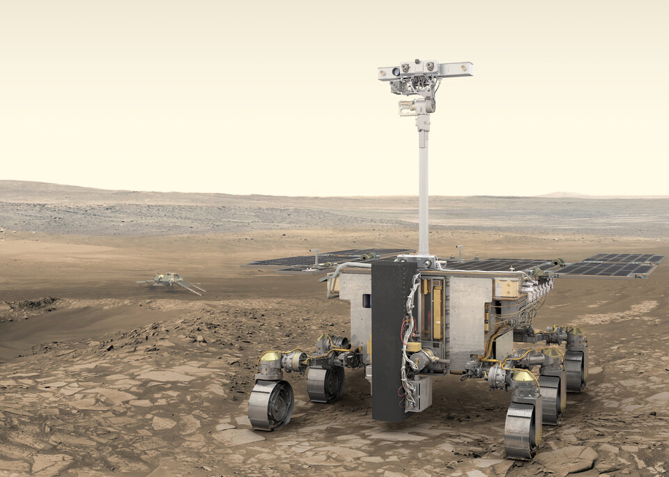 ESA's Rosalind Franklin martian rover