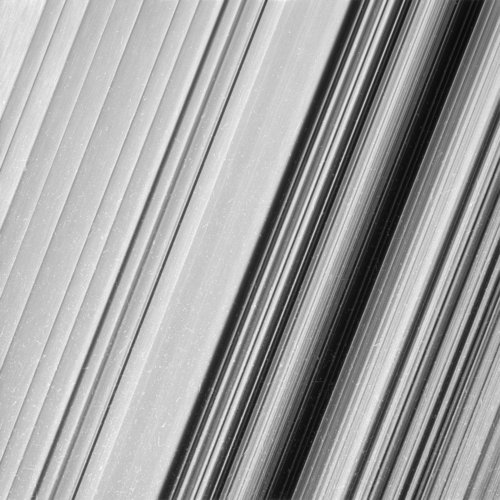 Saturn’s B-ring close-up