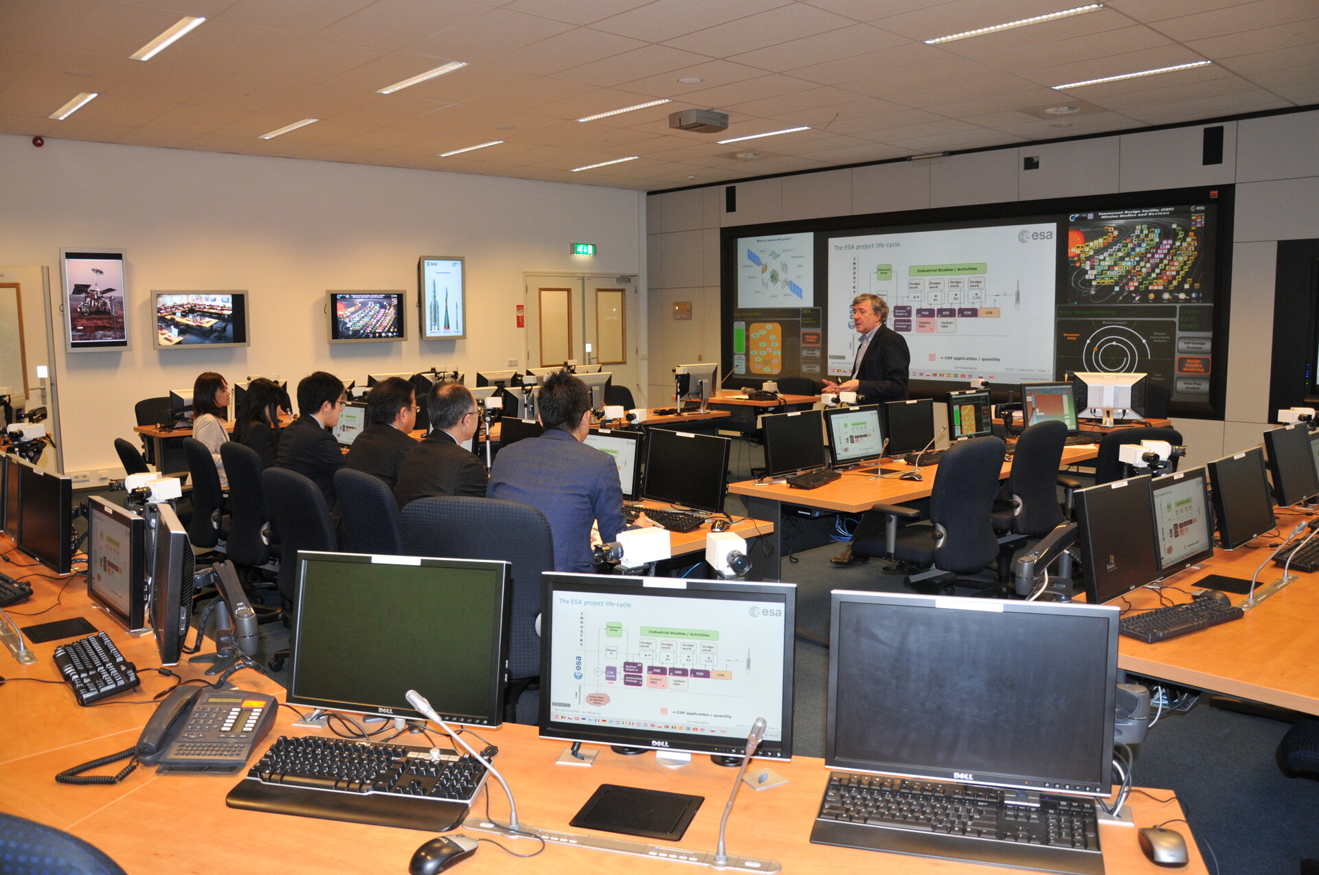 Discussion with JAXA delegation and Massimo Bandecchi in the CDF