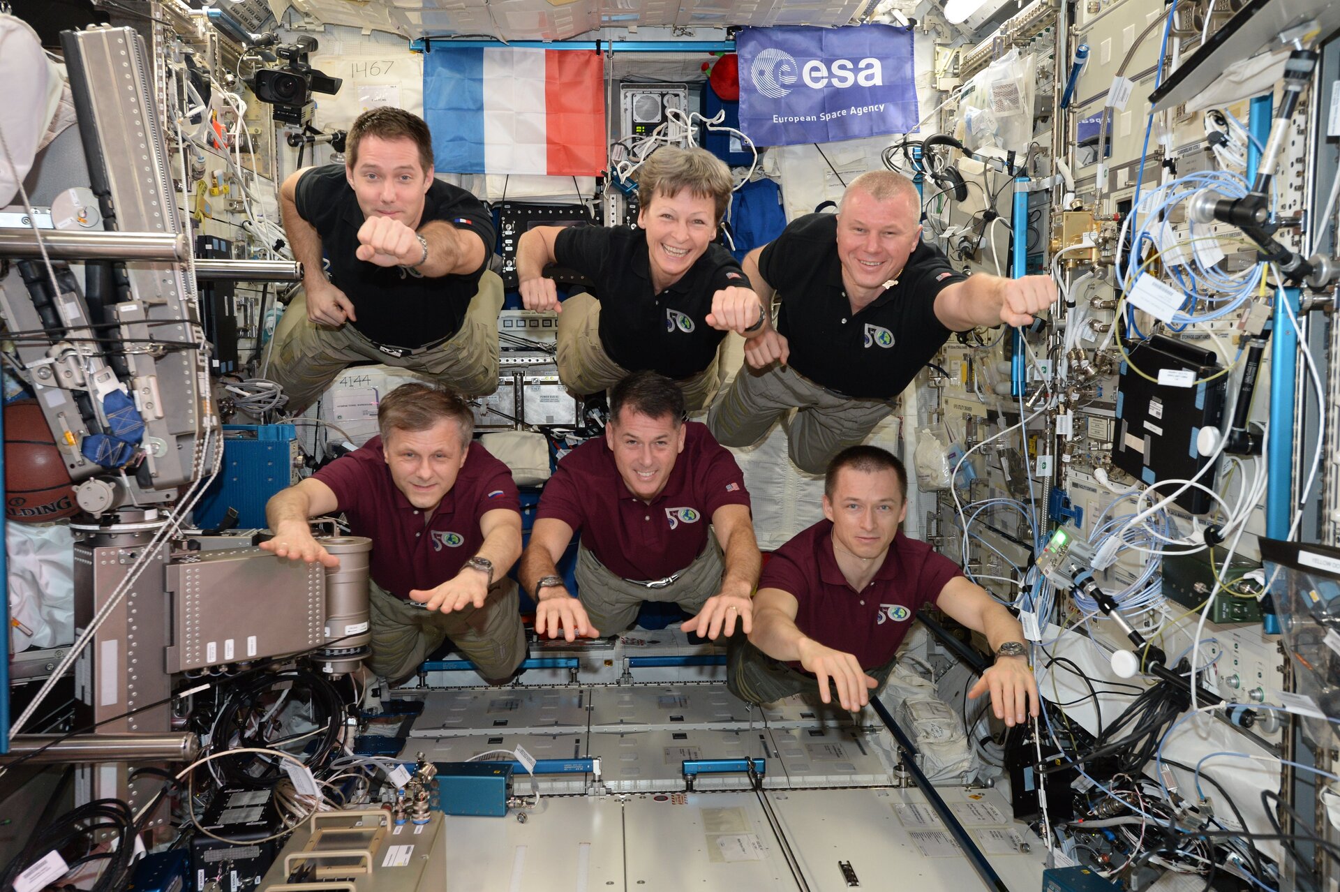 The record-breaking Expedition 50 crew