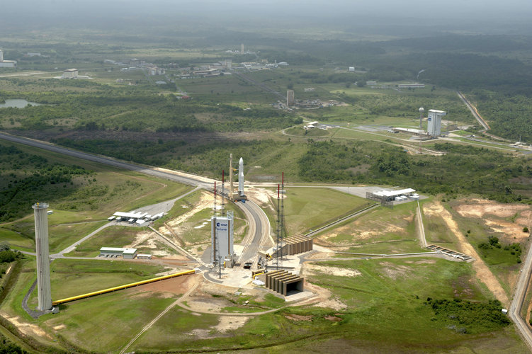 Ariane 5 launch zone