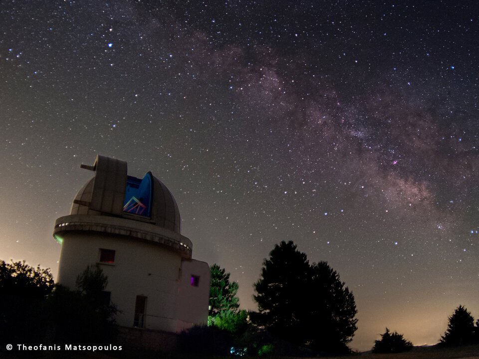 Αστεροσκοπείο Κρυονερίου, Ελλάδα. Credit: Θεοφάνης Ματσόπουλος