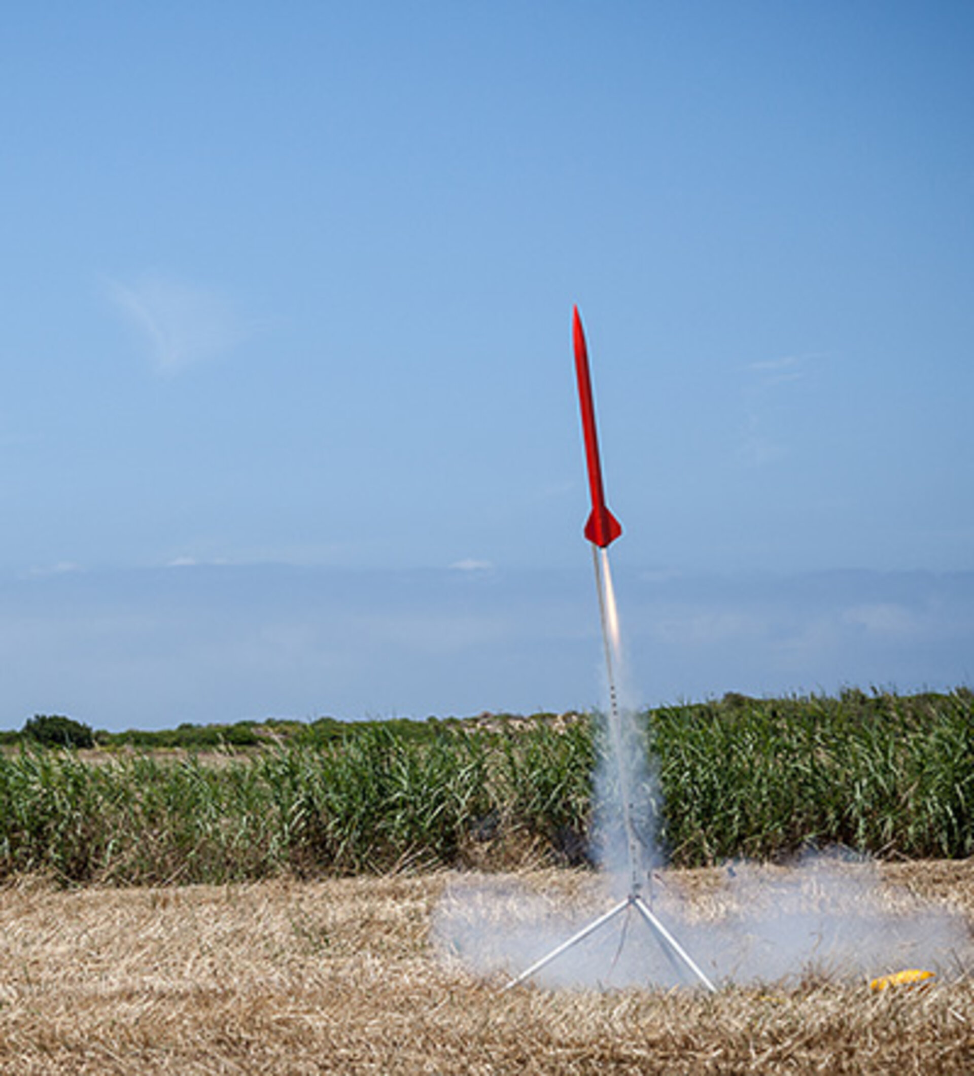 Rocket launch at the 2016 European Launch Campaign