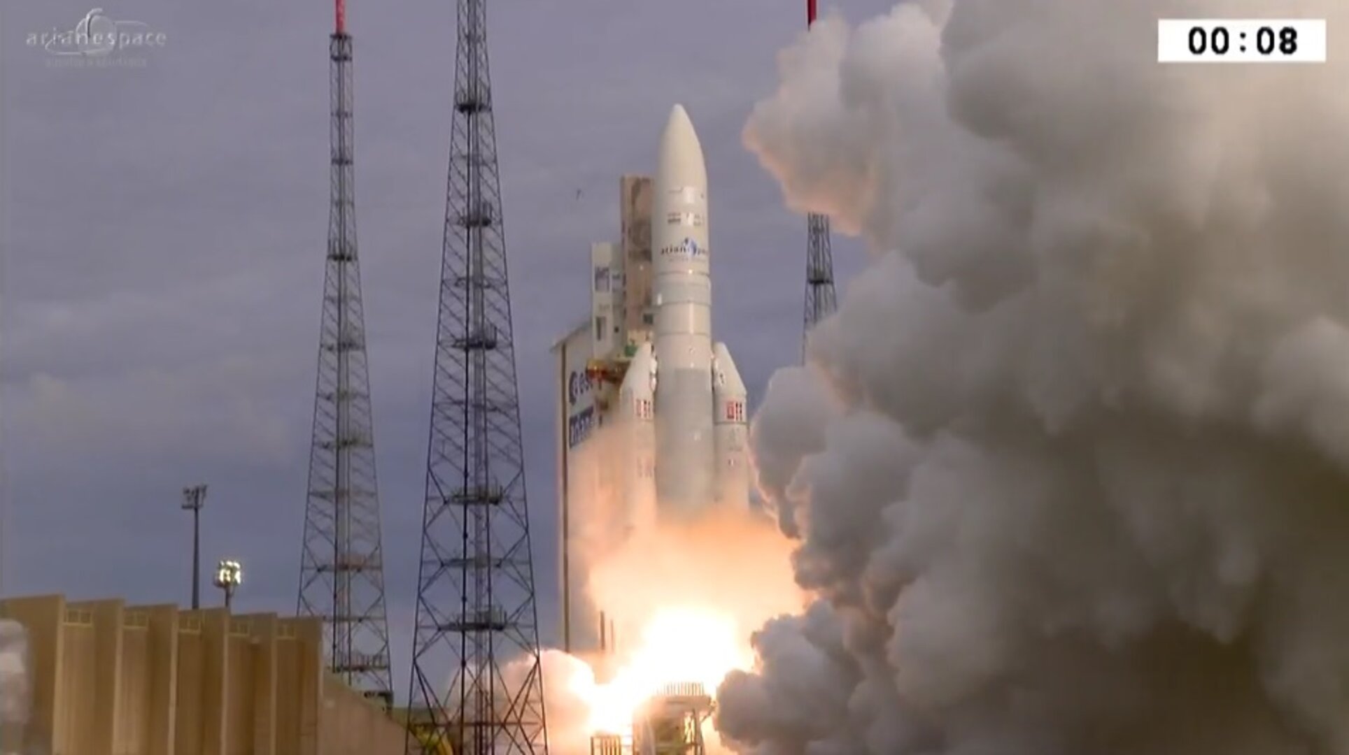 Ariane 5 liftoff