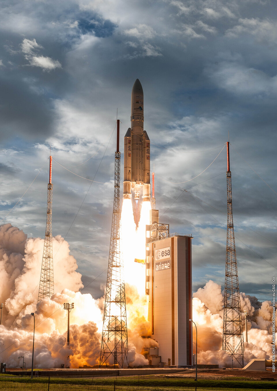 Ariane 5 liftoff