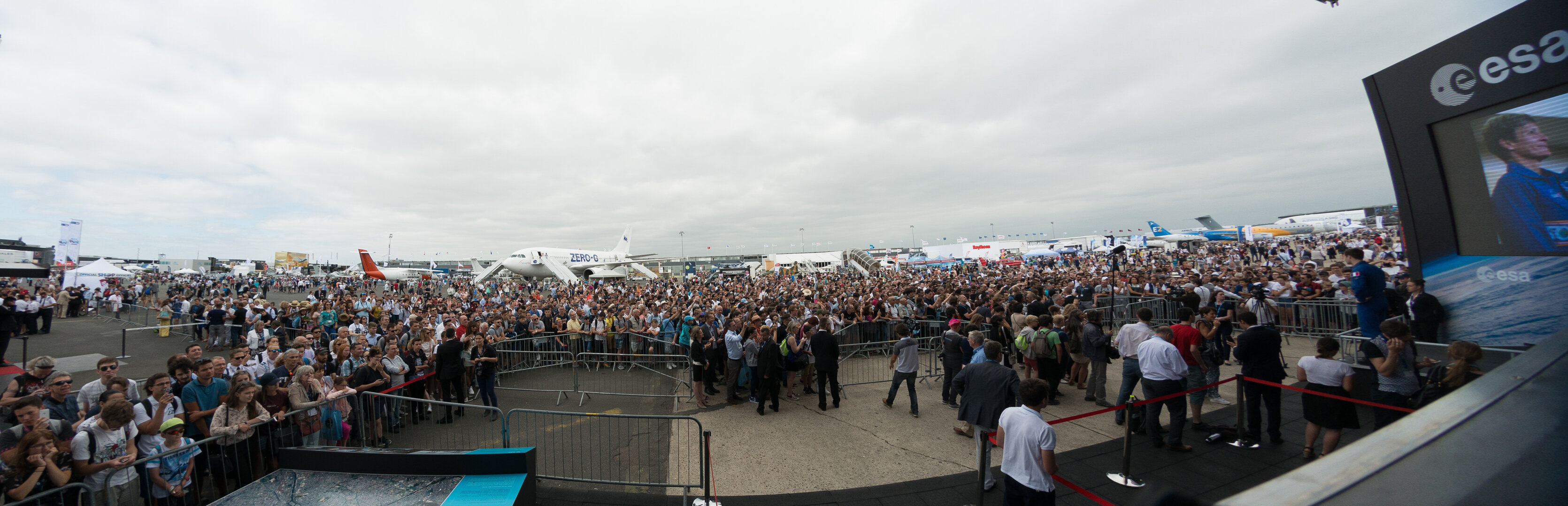 ESA astronaut Thomas Pesquet at the Paris Air and Space Show