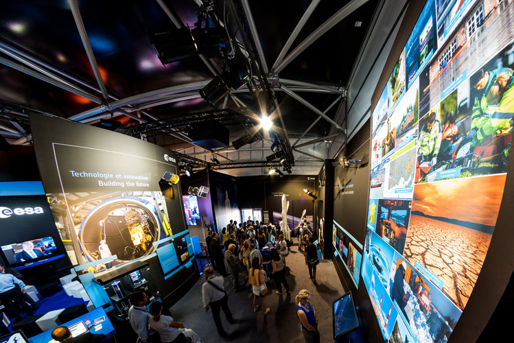 ESA Pavilion, at the 2017 Paris Air and Space Show