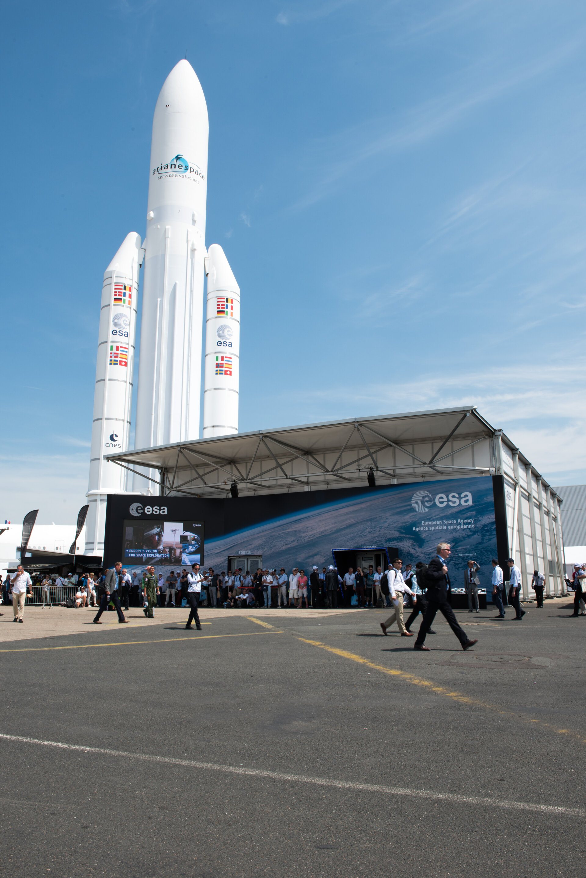 ESA Pavilion, at the 2017 Paris Air and Space Show