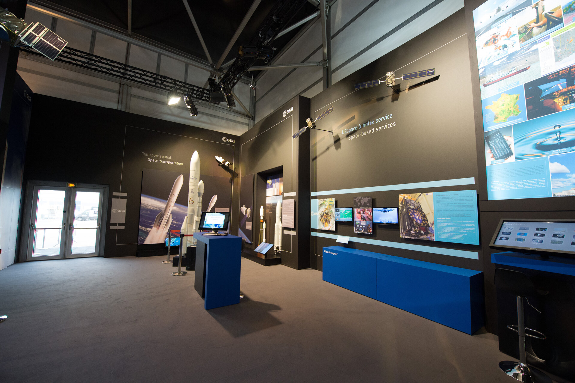 ESA Pavilion at the 2017 Paris Air and Space Show