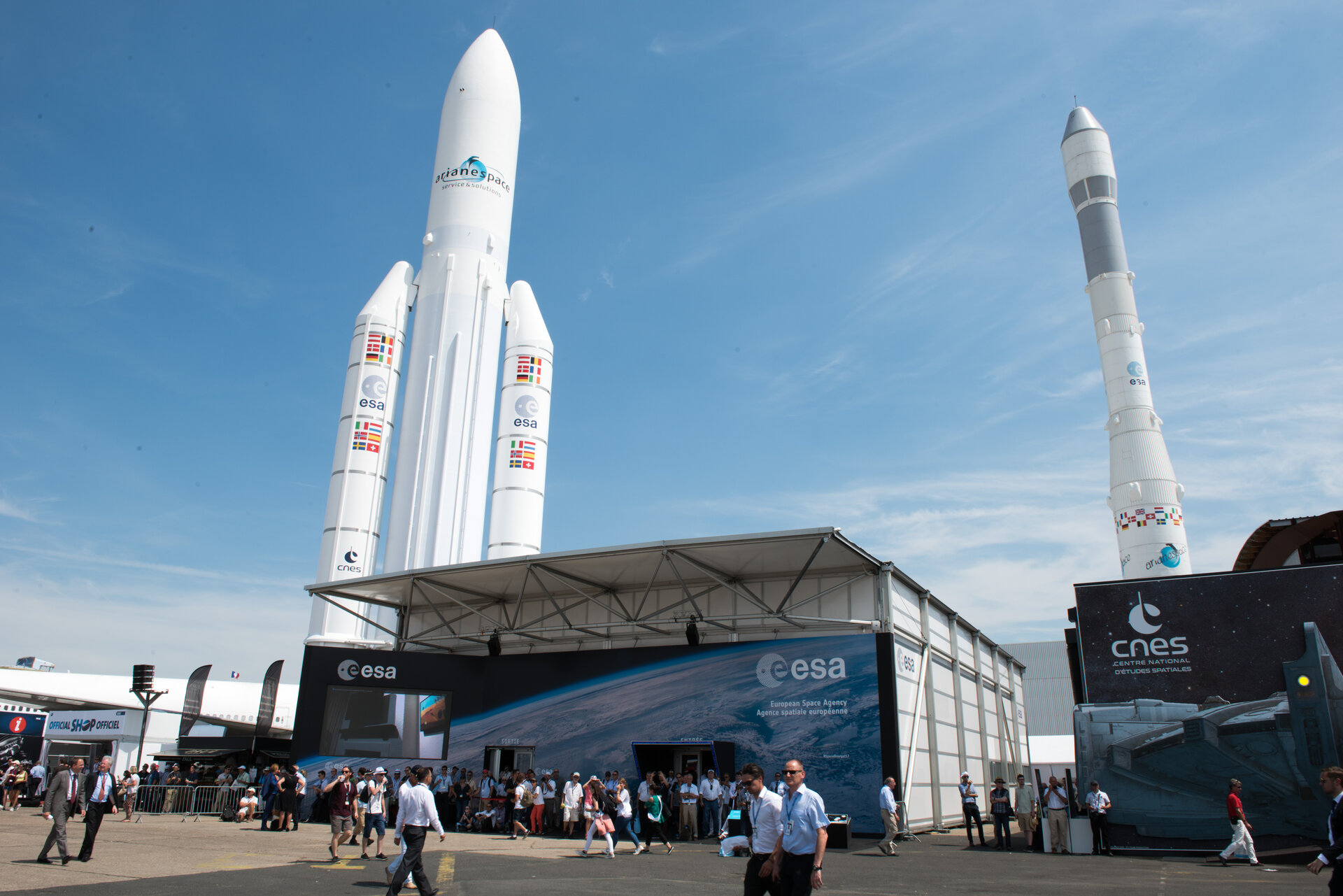 ESA Pavilion, at the 2017 Paris Air and Space Show