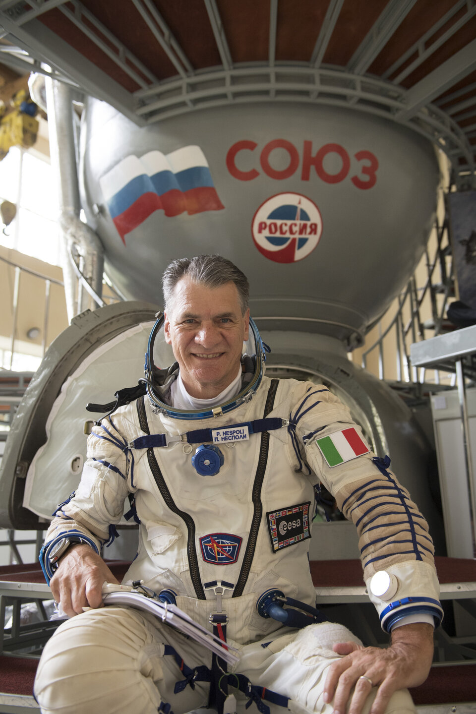 Paolo Nespoli en la Ciudad de las Estrellas