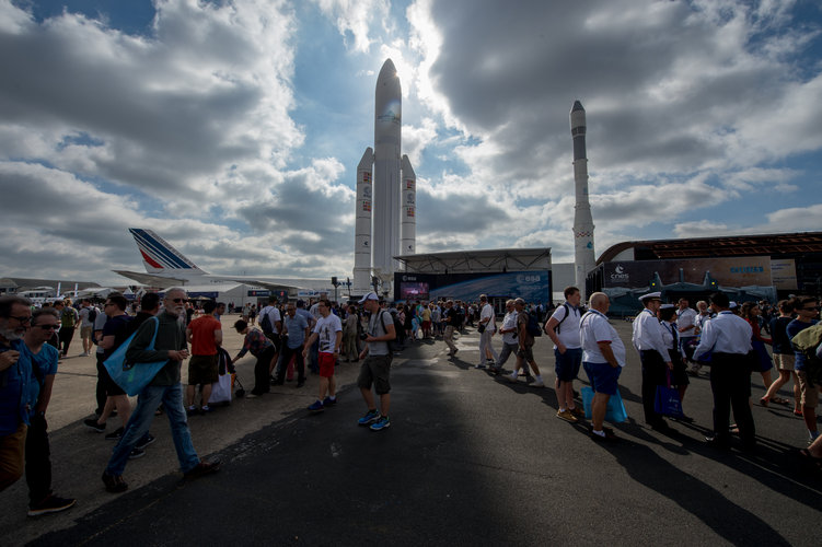 Public day at the Paris Air and Space Show