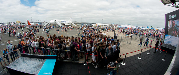 Public day at the Paris Air and Space Show