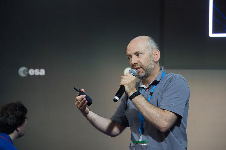 Rosetta presentation at the ESA Pavilion