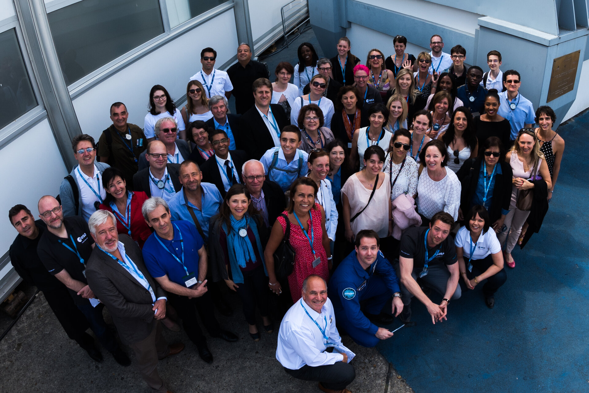 Staffs and ESA astronaut Thomas Pesquet 